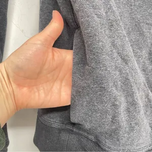Lululemon Grey Funnel Neck Long Sleeve Hoodie Sweatshirt Women 2 Casual Athletic thumbnail 3