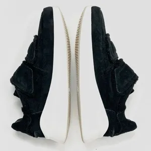 UGG Ashby Spill Seam Trainer Black Suede Laceless Chunky Platform Sneakers 9 thumbnail 3