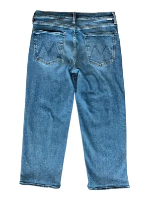 Mother Denim Women’s The Mid Rise Rambler Zip Ankle Jeans Out Of The Blue Sz 32 thumbnail 9
