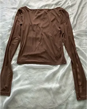 White Fox Brown Cropped Long Sleeve thumbnail 3