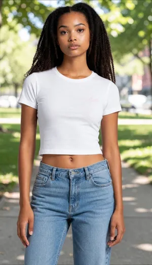 WeWoreWhat White Crew Neck T Shirt Short Sleeve XS NWOT Classic Minimalist Chic thumbnail 1