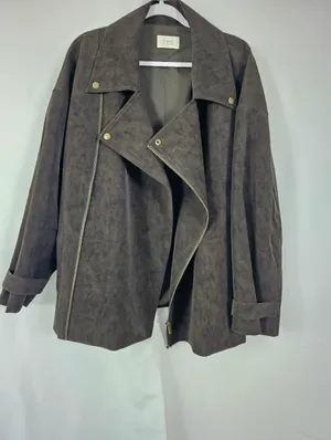 DISSH Oakland oversized jacket in chocolate size 6 thumbnail 2