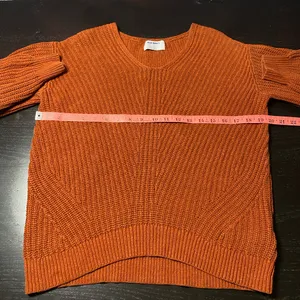 Old Navy Women's Crew Neck Sweater - Vibrant Orange thumbnail 3