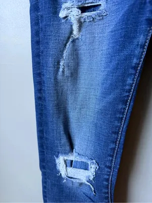 BKE Stella Distressed Skinny Jeans Size 25 Medium Wash Ripped Denim thumbnail 3
