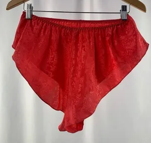 Vintage 90's Victoria's Secret High Hip‎ Cheeky Sleep Shorts in Red Size Small thumbnail 1