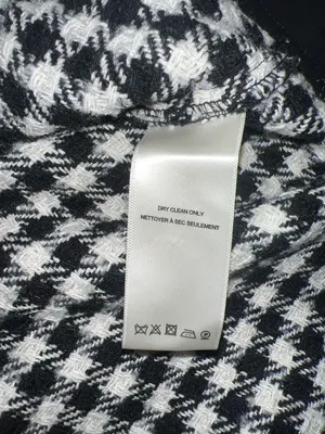 Free People "We The Free"‎ Get Around Houndstooth Shacket Black White L (NWT) thumbnail 11