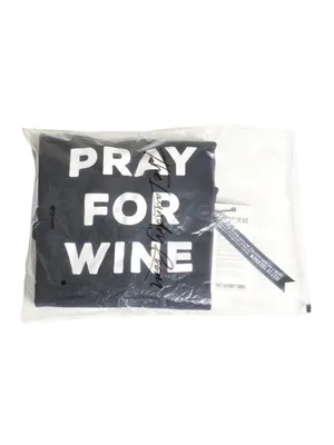 new The Laundry Room ☻︎ Pray For Wine Oversize Super Softest Sweatshirt ☻︎ Black thumbnail 11