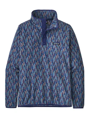 Patagonia quarter zip micro D snap-t pullover hiking winter long sleeve sz large thumbnail 2