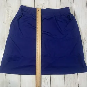 Court Haley Women's M Navy Blue Athletic Tiered Skort Tenniscore Golf Sporty thumbnail 3
