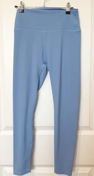 Wilo The Label Womens Ribbed Blue Leggings Size Medium Pilates Yoga Athleisure thumbnail 1