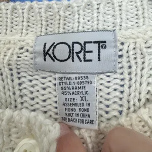 Vintage Grannycore Knit Sweater Size XL thumbnail 6