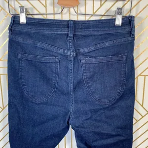Free People So Chic Biker Denim Short Rinse‎ Cobalt thumbnail 11