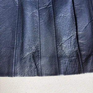East 5th Women’s 100% Leather Jacket blue medium moto y2k retro fitted thumbnail 12