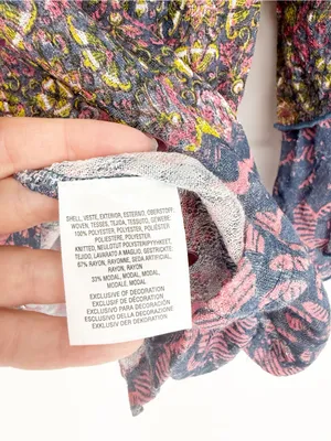 Anthropologie Postmark Embroidered Henley Top Women's M Boho Chic‎ thumbnail 11