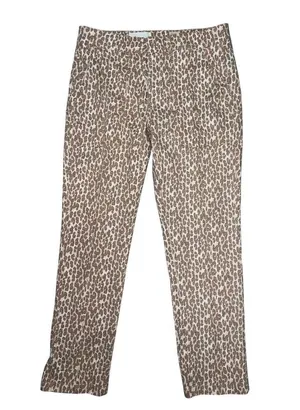 Anthropologie Pants the Wanderer Leopard Print Utility Beige Straight size 29 thumbnail 2