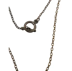 Harry Potter Necklace Hermiones Time Turner Hourglass Copper Toggle Clasp 21" thumbnail 3
