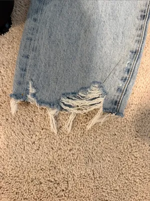 pistola Vintage Light Blue High-Rise Straight Jeans thumbnail 3