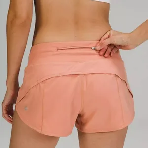 Pink Savannah Lululemon Speed Up Low-Rise Shorts 2.5" thumbnail 2