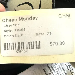 Cheap Monday chizu long black skirt thumbnail 8