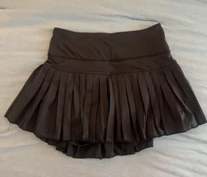Gold Hinge Black Skort Pleated Tennis Skort thumbnail 1