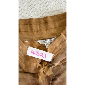 Athleta Balance Pant Wide Leg Camel Brown Drawstring Lounge Pants MT Tall thumbnail 7