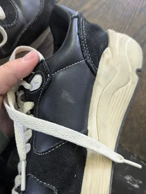 Golden Goose Deluxe Brand Running Sole In Black Nappa And Suede Sneakers thumbnail 11