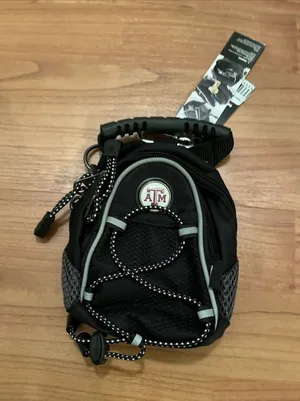 McArthur Black Gray Mini Day Pack Crossbody Belt Bag Texas A&M Aggies thumbnail 1