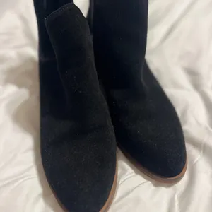 Steve Madden Black Suede Ankle Boots thumbnail 3