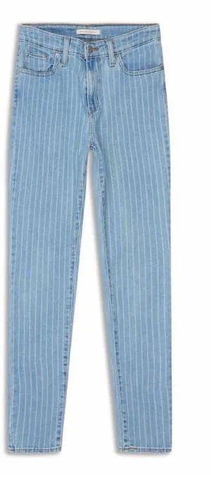 Levi's 721 High Rise Skinny Striped Women's Jeans in sapphire stripe 26 thumbnail 1