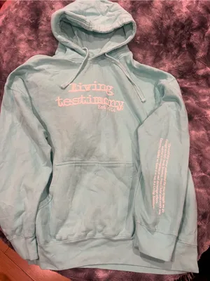 Beauty for ashes living testimony womens Aqua Joggers thumbnail 1