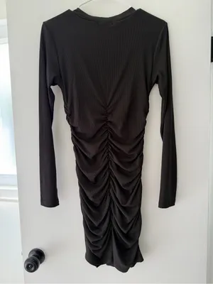 Beyove Women's Sexy Long Sleeve Side Ruched Stretchy Bodycon Mini Dress NWT thumbnail 3