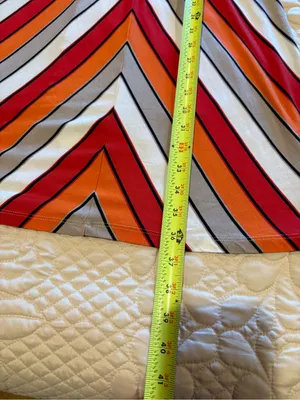 Calvin Klein Chevron Striped Sleeveless Jersey Dress women’s 12 thumbnail 9