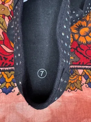 Toms Black Studded Slip-On Shoes thumbnail 5