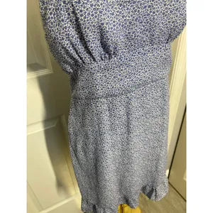 Abercrombie & Fitch Blue Dainty Floral Mini Dress Babydoll Fairy Cottagecore thumbnail 4