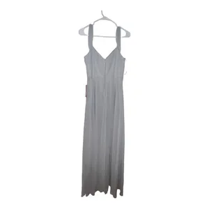NWT Birdy Grey Devin Chiffon Convertible Maxi Dress Dove‎ Gray Women’s Size Med thumbnail 6