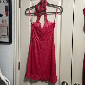 NWT Windsor Oh My Darling Floral Halter Mini Dress Coquette Party Valentine's thumbnail 4