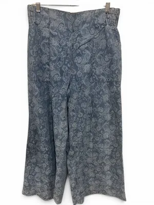 Lg Paisley Print Wide Leg Denim Pants from Bellanblue thumbnail 2