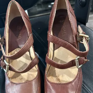 Michael Kors Brown Leather Heels thumbnail 7