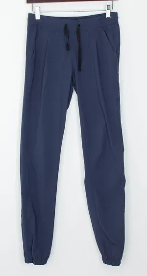 Backcountry Womens‎ Navy Blue Jogger Pants Drawstring Waist Casual Athleisure XS thumbnail 1