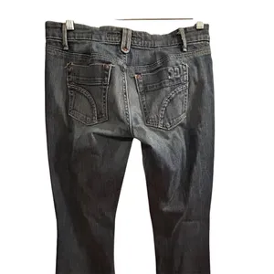 Joe's Jeans Women's Flare Jeans Black Dark‎ Wash Stretch Size 31 thumbnail 7
