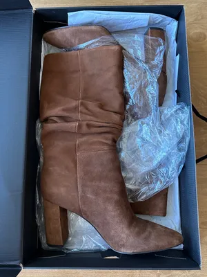 Banana Republic Midshaft Slouch Suede Boots, Nutmeg, Size 9.5 thumbnail 16