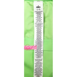 Alo Courtside Tennis Dress Ultramint Neon Green Padded A-Line Skater Skort L thumbnail 9