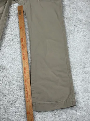 GAP High Rise Wide Leg Khaki Pants Size 4 Button Fly Stretch thumbnail 8