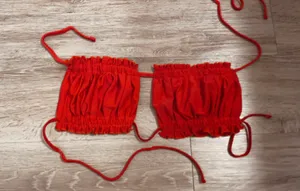 Red bikini top thumbnail 1