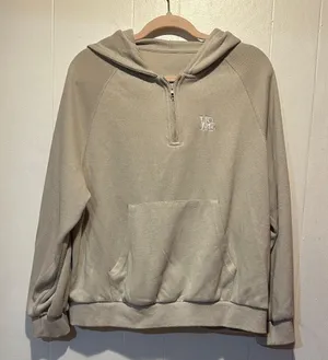 Women’s Dazy‎ Hooded sweatshirt cream size xl thumbnail 1