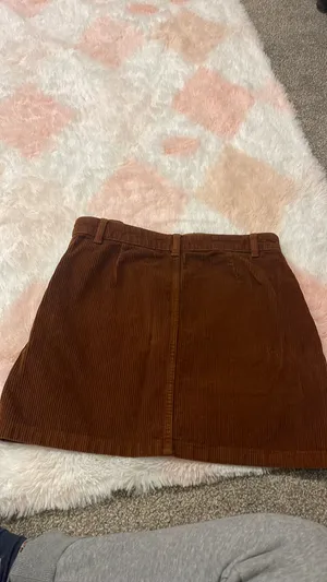 Corduroy Skirt Brown Size 6 thumbnail 3