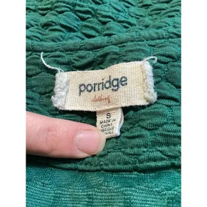 Porridge Aila Button Front Knit Green Vest Sleeveless S thumbnail 5