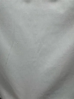 Nike Women’s Zenvy Cropped White Ribbed Top Medium Form Fitting Dri-Fit thumbnail 4