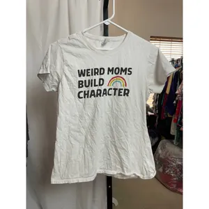 Women's Port & Company Short Sleeve Tee White Black M thumbnail 2