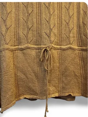 Bloomingdales Dolce Vita Women’s Metallic Golden Knit Short Sleeve Tunic Size L thumbnail 6